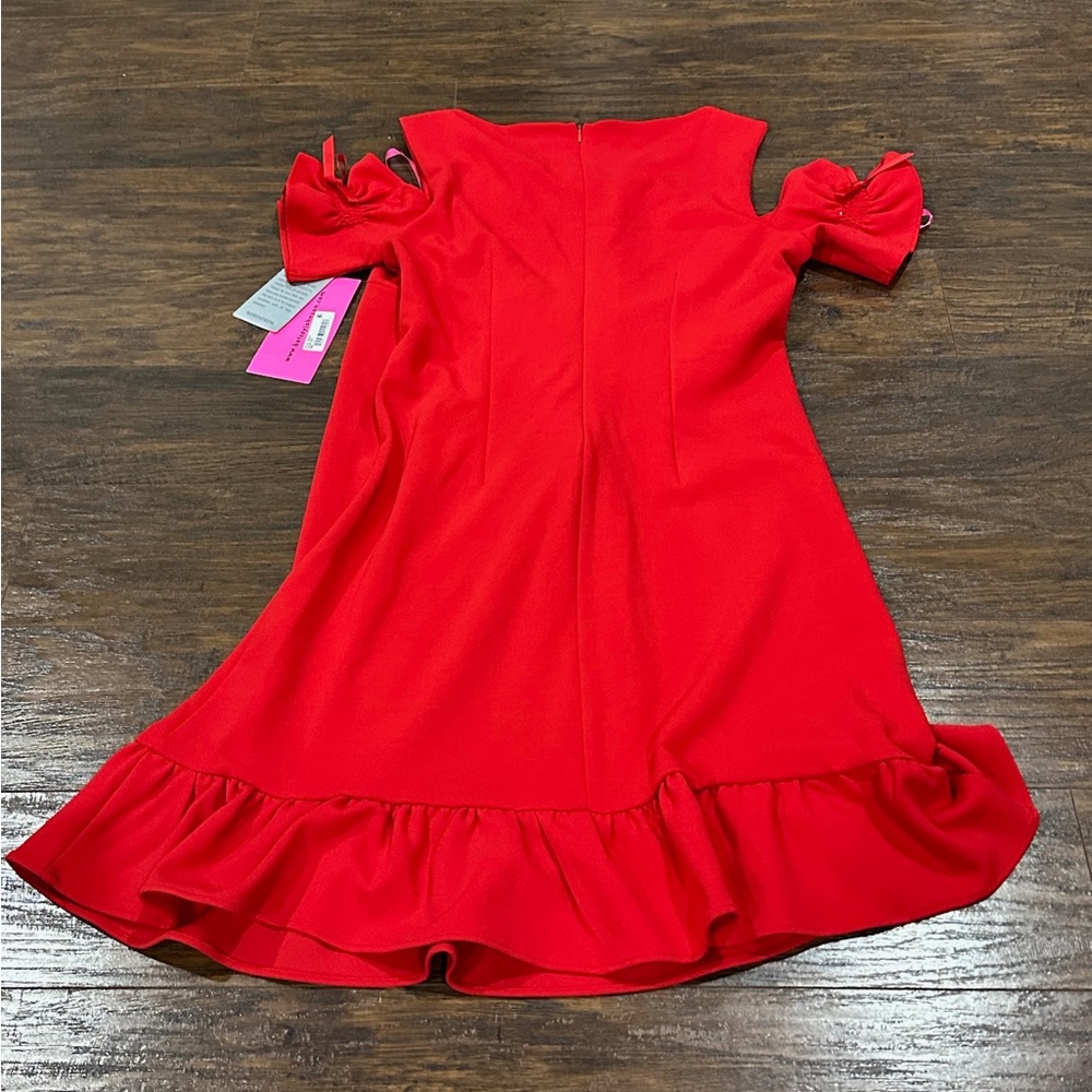 Betsy Johnson Women's Red Dress Size 8 - Picture 4 of 13